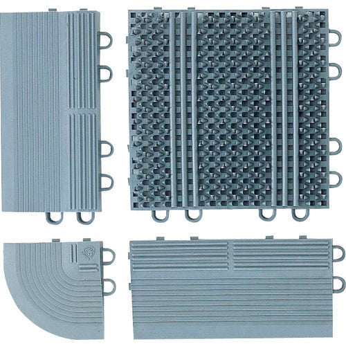 콘도르 에백 옥외용 매트 라이너 하드 매트 혼코 그레이 F-120-HK-GR 1장