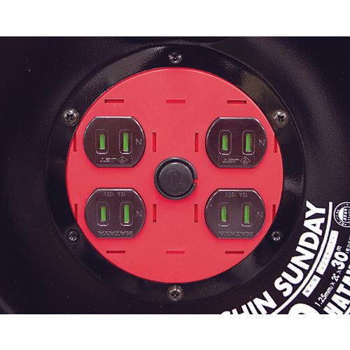 Hataya Cord Reel Shin Sunday Reel Single Phase 100V 30m C-30SIN 1 unit