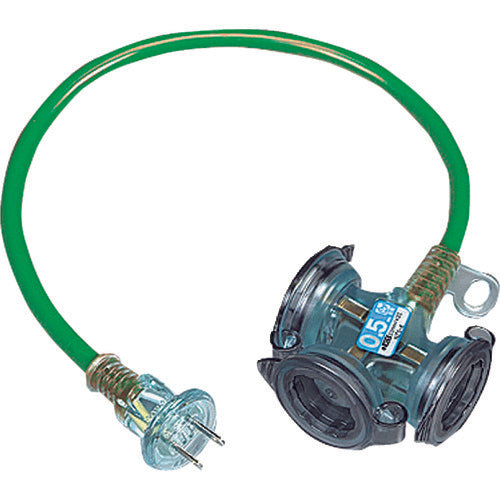 Hataya Rainproof 2P Short Tap 0.5m Green FX-005-G 1 Piece