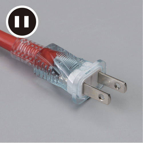 Hataya 2P extension cord 10m red SX-103-R 1 piece