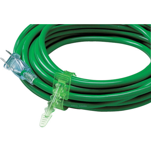 Hataya 2P extension cord 20m green SX-203-G 1 piece