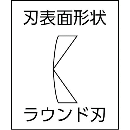 ＨＯＺＡＮ　ストリップ穴付斜ニッパー　切断能力：鉄線Φ１．４、銅線Φ２．６　N-5-150　1 丁