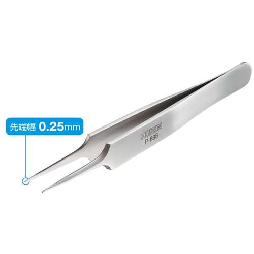 ＨＯＺＡＮ　ステンレス製ピンセット　強力型　１１０ｍｍ　P-898　1 本