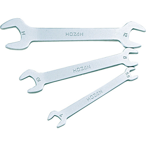 HOZAN Plate Spanner Set of 3 W-76 1 S