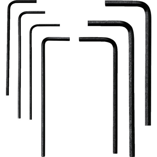HOZAN Hexagonal Wrench Set, 7 Pieces, W-91 1 S