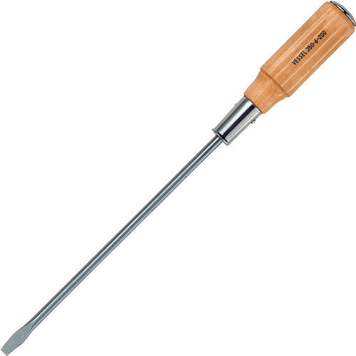 VESSEL Wooden Handle Penetrating Driver 350 -6x200 350-6-200 1 pc