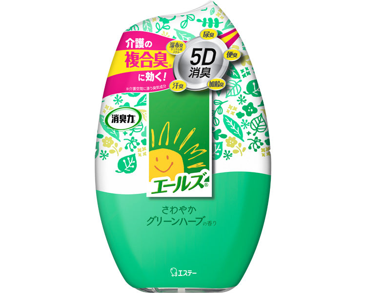 에일즈 간호 가정용 탈취력 / 400mL 상쾌한 그린 허브 1개