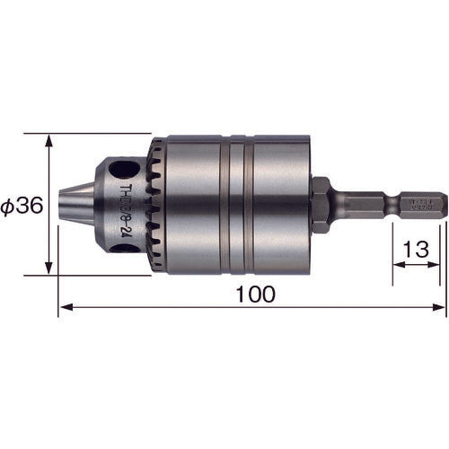 VESSEL Drill Chuck Key Type No. BH-21 (diameter 1.5 to 10) BH-21 1 pc