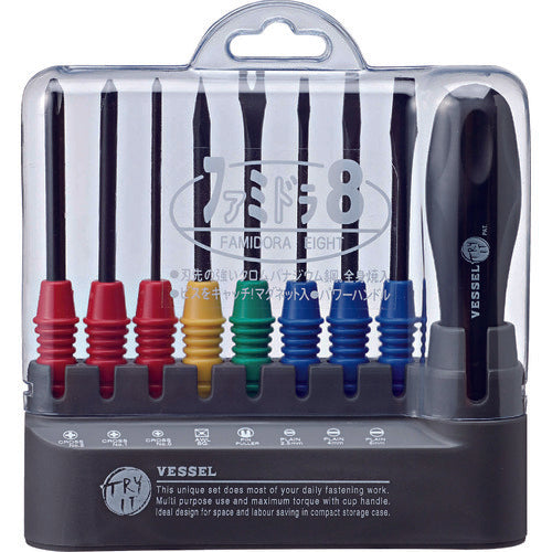 ＶＥＳＳＥＬ　ファミドラ８　Ｎｏ．ＴＤ−８００（差替軸８本組）　TD-800　1 Ｓ