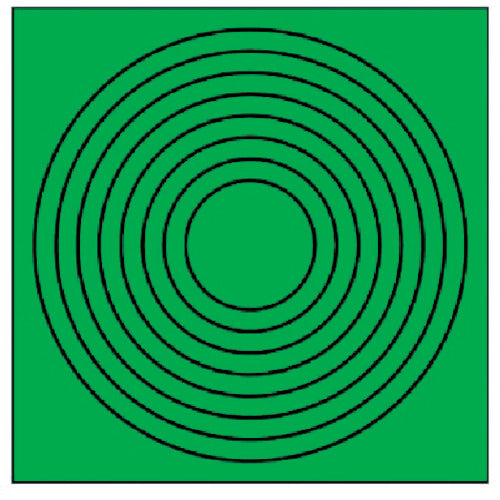 Unit Gauge Marker Round Green PP Sticker Set of 10 446-86 1 set