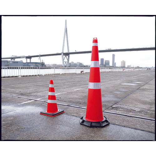 Green Cross Jumbo Cone (Red) with Reflective Sheet JRC-R 1420 x 480mm with Weight 116130 1 Piece