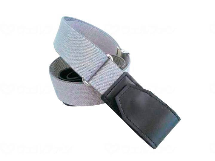 Morito buckle-free rubber belt, gray