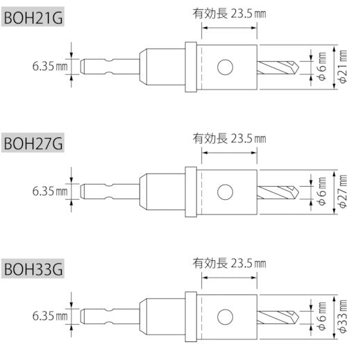 エビ　バイメタルホルソー　Ａセット　BOHASET　1 Ｓ