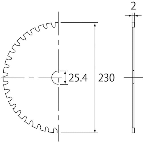 エビ　刈払機用チップソー　Ｋ２３０　K230　1 枚