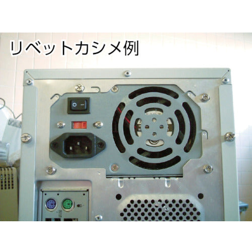 エビ　ブラインドリベット・皿頭　アルミ／スティール　６−２　（１０００本入）　NSA62K　1 箱