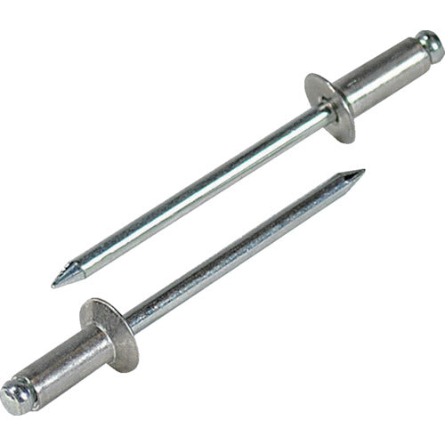 EBI Blind Rivets, Countersunk Head, Eco Box, Aluminum/Steel, 6-4 (150 pcs) NSA64KEB 1 box
