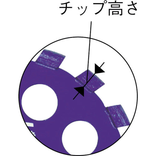 エビ　ダイヤモンドカッター　Ｕカッターライト　（乾式）　１０５ｍｍ　UK105　1 枚