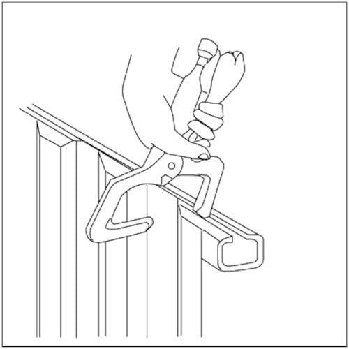 エビ　バイスプライヤー　Ｃ型　４５５ｍｍ　VC455N　1 丁