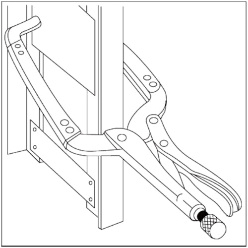 エビ　バイスプライヤー　Ｃ型　４５５ｍｍ　VC455N　1 丁