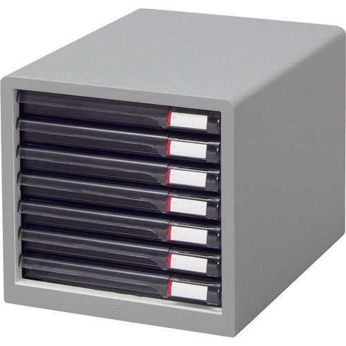 ＩＲＩＳ　２４５９７０　レターケース浅型７段　２６５×３５０×２５８　ライトグレー　L-7SR-LGY　1 台