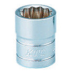 KTC 6.3sq. 소켓(십이각) 대변 치수 5/16inch 삽입각 6.35mm 전장 18.5mm B2-5/16W 1개