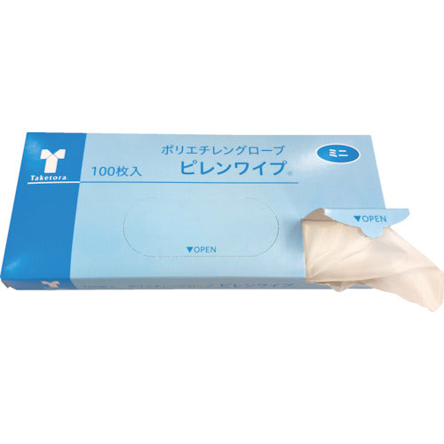 Taketora Disposable Gloves Pyren Wipes Mini 100 pieces 082001 1 box