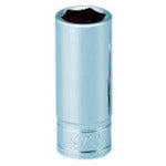 ＫＴＣ　９．５ｓｑ．セミディープソケット（六角）　対辺寸法５．５ｍｍ　差込角９．５ｍｍ　全長４０ｍｍ　B3M-055　1 個
