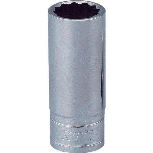 KTC 9.5sq. 세미 딥 소켓(십이각) 대변 치수 14mm 삽입 각 9.5mm 전체 길이 50mm B3M-14W 1개