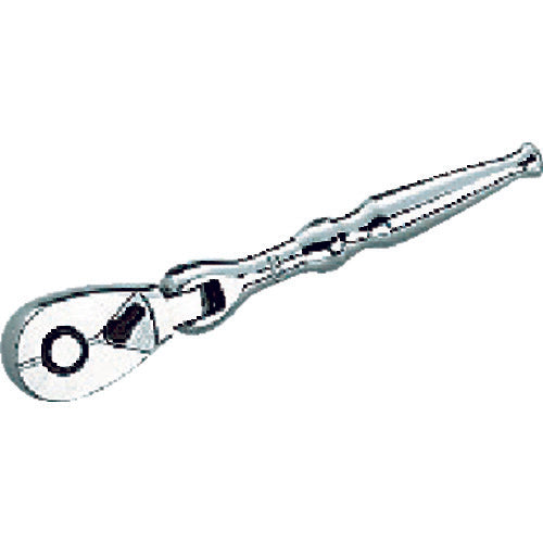 KTC 6.3 sq. Flex Ratchet Handle, 36 teeth, 6.35 mm socket, 125 mm overall length, BR2F, 1 pc