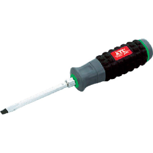 KTC 그립 드라이버 수지 무늬 드라이버 마이너스 관통 타입 날끝 5.5 마이너스 축 길이 75mm D1M2-5 1개