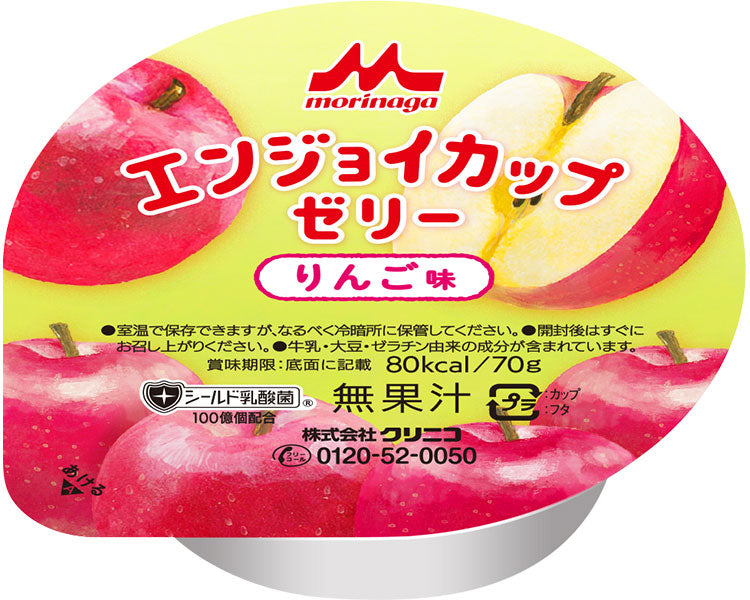 Enjoy Cup Jelly Apple Flavor / 0652349 70g 1 case (24 pieces)