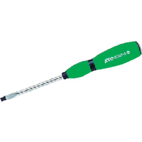 KTC 그립 드라이버 소프트 드라이버 마이너스 관통 타입 날끝 5.5 마이너스 축 길이 75mm D7M2-5 1개