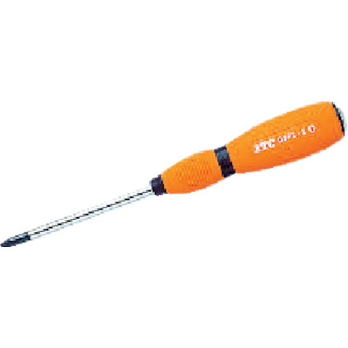 KTC 그립 드라이버 소프트 드라이버 크로스 관통 타입 날끝 No. 1 축 길이 75mm D7P2-1 1개