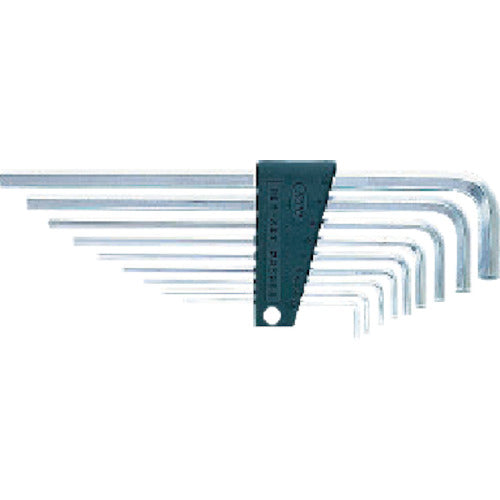 KTC High Grade L-Shaped Long Hexagonal Wrench Set [9-piece set] HLD1509 1 S