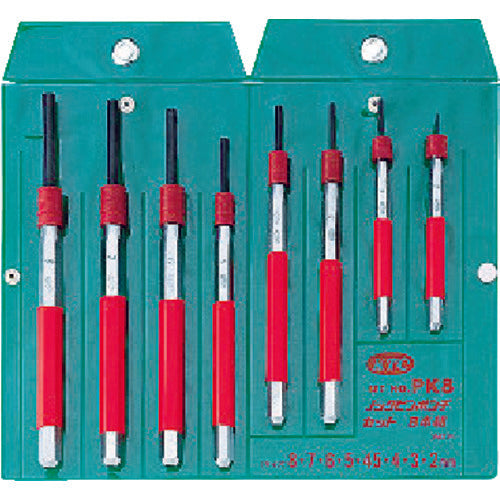 ＫＴＣ　ノックピンポンチセット［８本組］　PK8　1 Ｓ