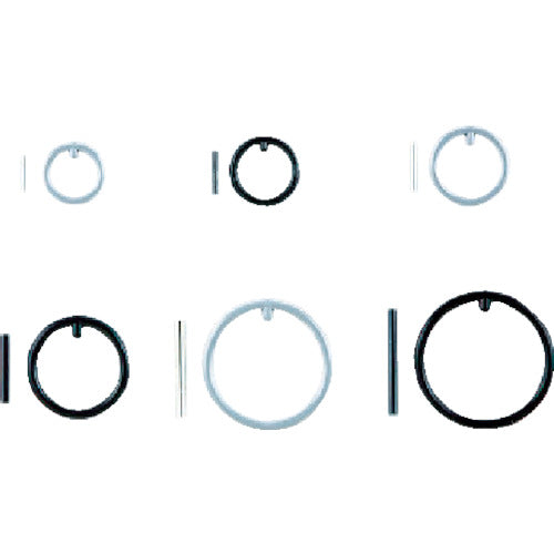 ＫＴＣ　ピンφ４×４３ｍｍ・リングφ５７　セット（各５）　PR-4348　1 Ｓ