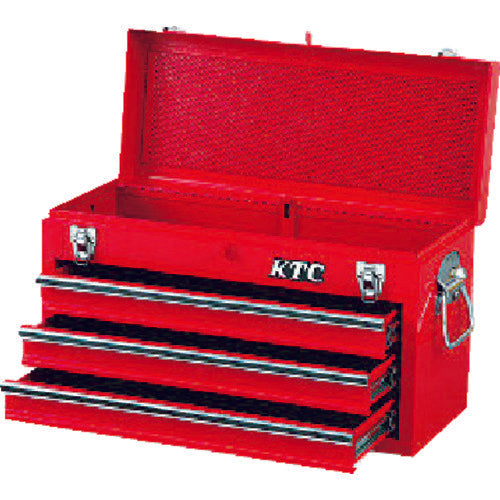 KTC Chest (3 tiers, 3 drawers) Solid Red SKX0213 1 piece