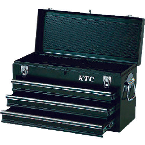 KTC Chest (3 tiers, 3 drawers) Solid Black SKX0213BK 1 piece