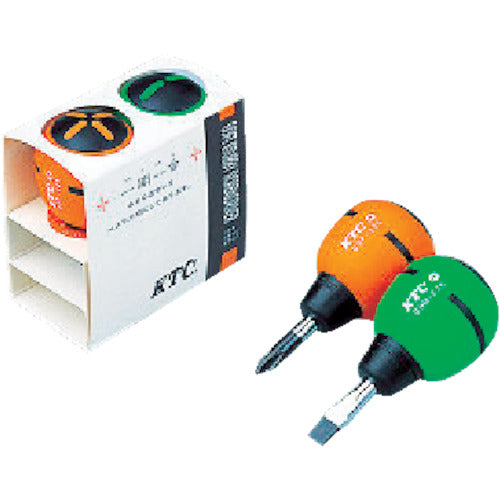 ＫＴＣ　スタビードライバー　ギフト用ドライバセット（２本組）　スタッビ　刃先ＮＯ．２、マイナス６　TD902　1 Ｓ