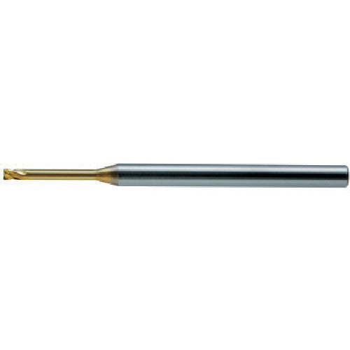 ユニオンツール　超硬エンドミルＨＬＲＳ　４枚刃ロングネックラジアス　φ１×Ｒ０．３×有効長８　HLRS4010-03-080　1 本