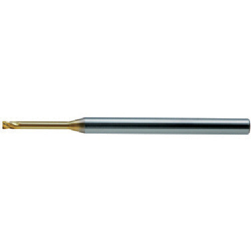 ユニオンツール　超硬エンドミルＨＬＲＳ　４枚刃ロングネックラジアス　φ２×Ｒ０．２×有効長２０　HLRS4020-02-200　1 本