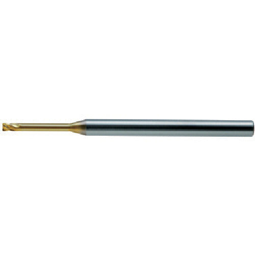 ユニオンツール　超硬エンドミルＨＬＲＳ　４枚刃ロングネックラジアスφ２．５×Ｒ０．１×有効長８　HLRS4025-01-080　1 本
