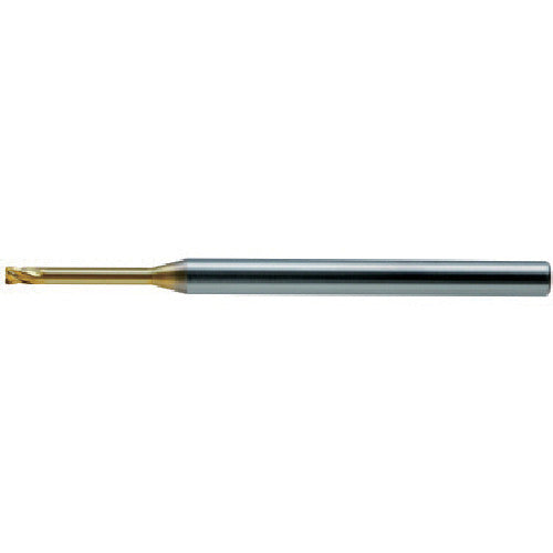 Union Tool Carbide End Mill HLRS 4-Blade Long Neck Radius φ2.5 x R0.2 x Effective Length 10 HLRS4025-02-100 1 Piece