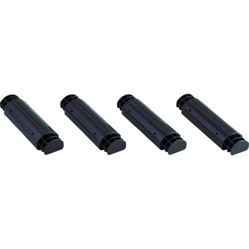 TRUSCO Plastic Shelf Legs Only Set of 4, Height 250mm, Black, TPT-250K-BK 1 S