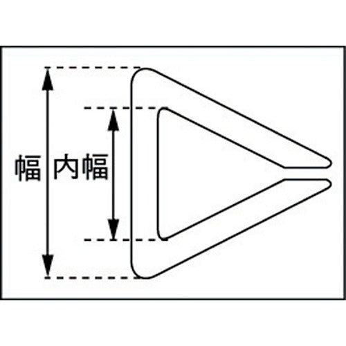 ＴＲＵＳＣＯ　安心クッション　Ｈ鋼用トラ柄大　黄／黒　TAC-350HYB　1 本