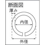 ＴＲＵＳＣＯ　安心クッション　丸型　イエロー　２７ｍｍ　TAC-81Y　1 本