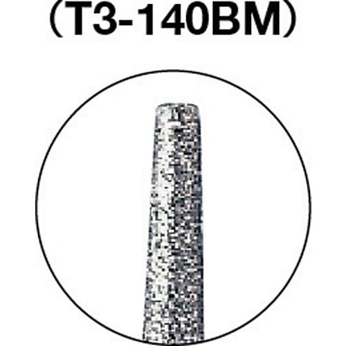 TRUSCO CBN bar Φ1.8 x blade length 10 x axis 3 #140 T3-140BM 1 piece