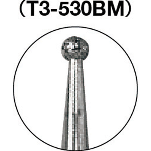 ＴＲＵＳＣＯ　ＣＢＮバー　Φ１．８Ｘ軸３　＃１４０　T3-530BM　1 本