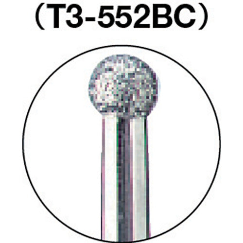 ＴＲＵＳＣＯ　ＣＢＮバー　Φ３Ｘ軸３　＃１００　T3-552BC　1 本