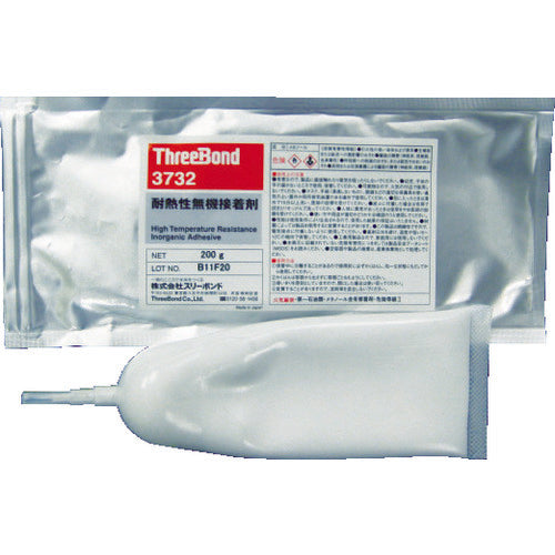 ＴＨＲＥＥＢＯＮＤ　【冷蔵品】無機系耐熱接着剤　ＴＢ３７３２　２００ｇ　白色（３７３２ＡＡ）　TB3732　1 本